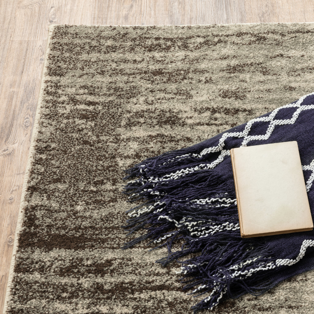Oriental Weavers Carson 0735A Gray Rectangle Indoor Runner - Stain Resistant Abstract Rug-