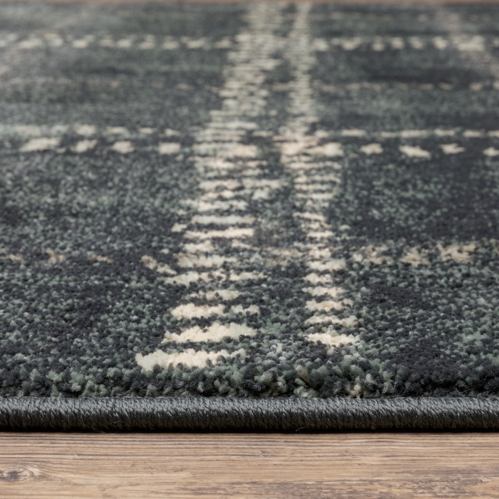 Oriental Weavers Carson 0746J Blue Rectangle Indoor Area Rug - Stain Resistant Geometric Rug-