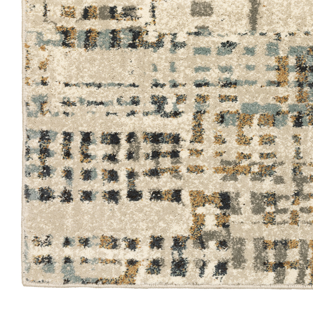 Oriental Weavers Carson 0748F Multicolor Rectangle Indoor Area Rug - Stain Resistant Abstract Rug-