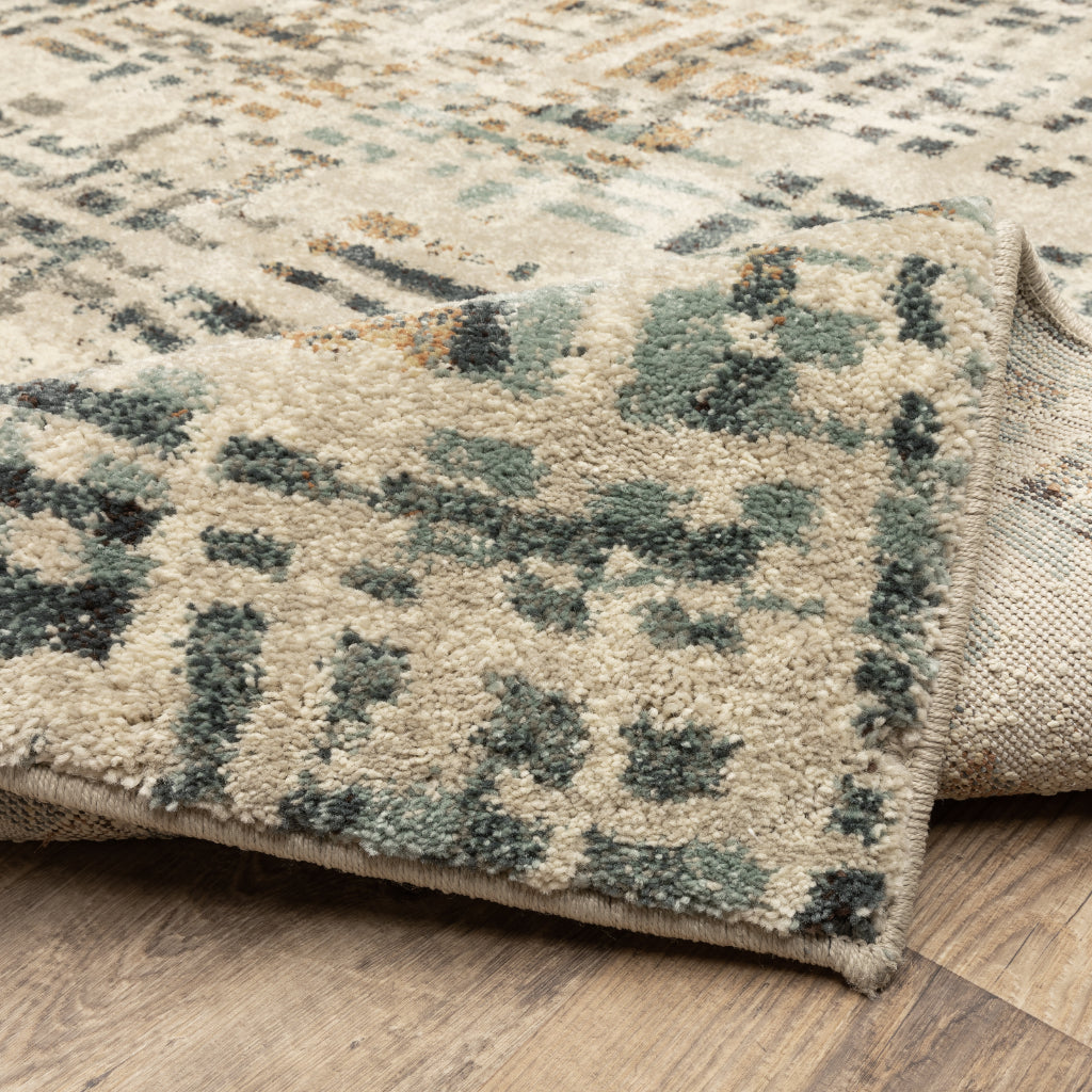 Oriental Weavers Carson 0748F Multicolor Rectangle Indoor Area Rug - Stain Resistant Abstract Rug-