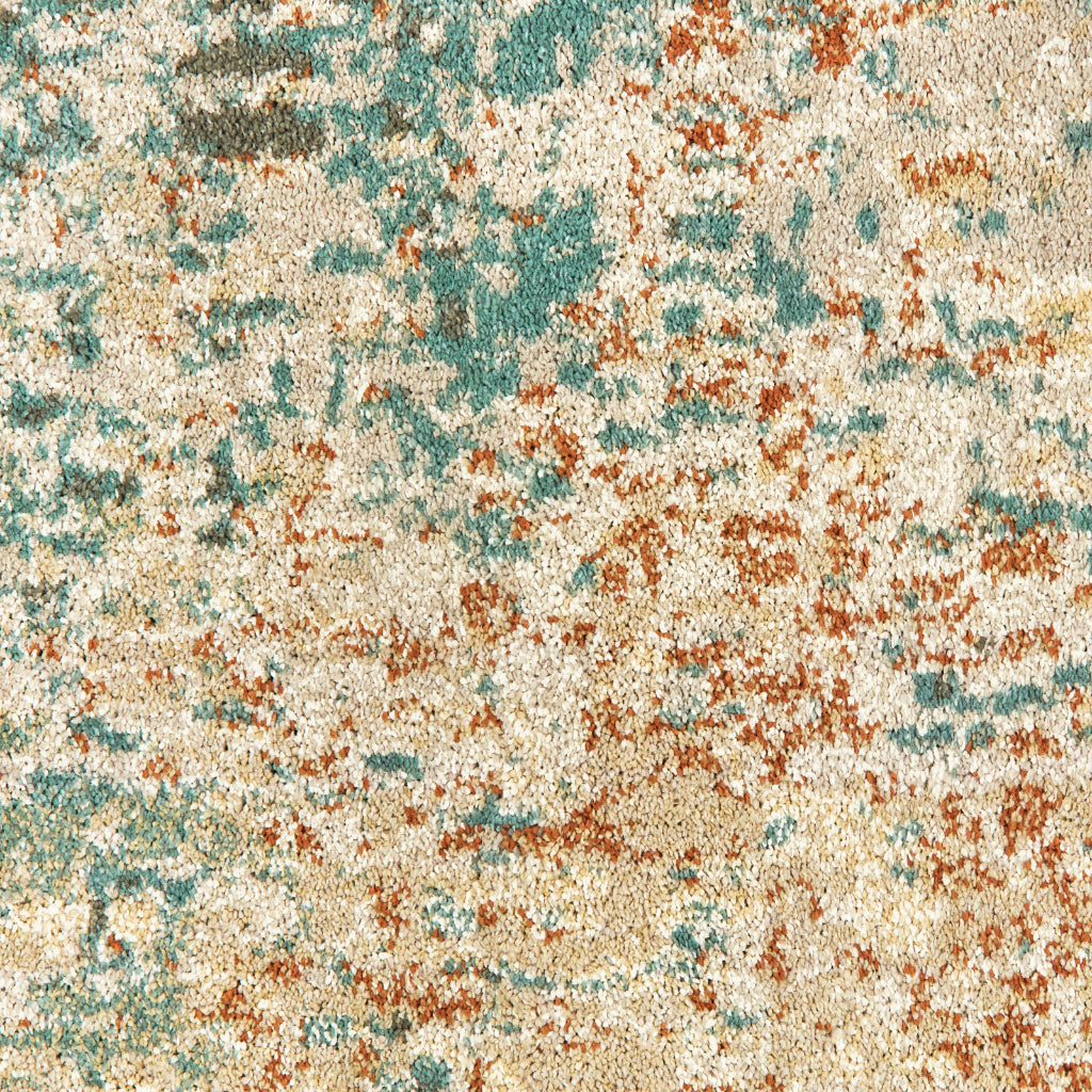 Oriental Weavers Carson 9654B Multicolor Rectangle Indoor Runner - Stain Resistant Abstract Rug-
