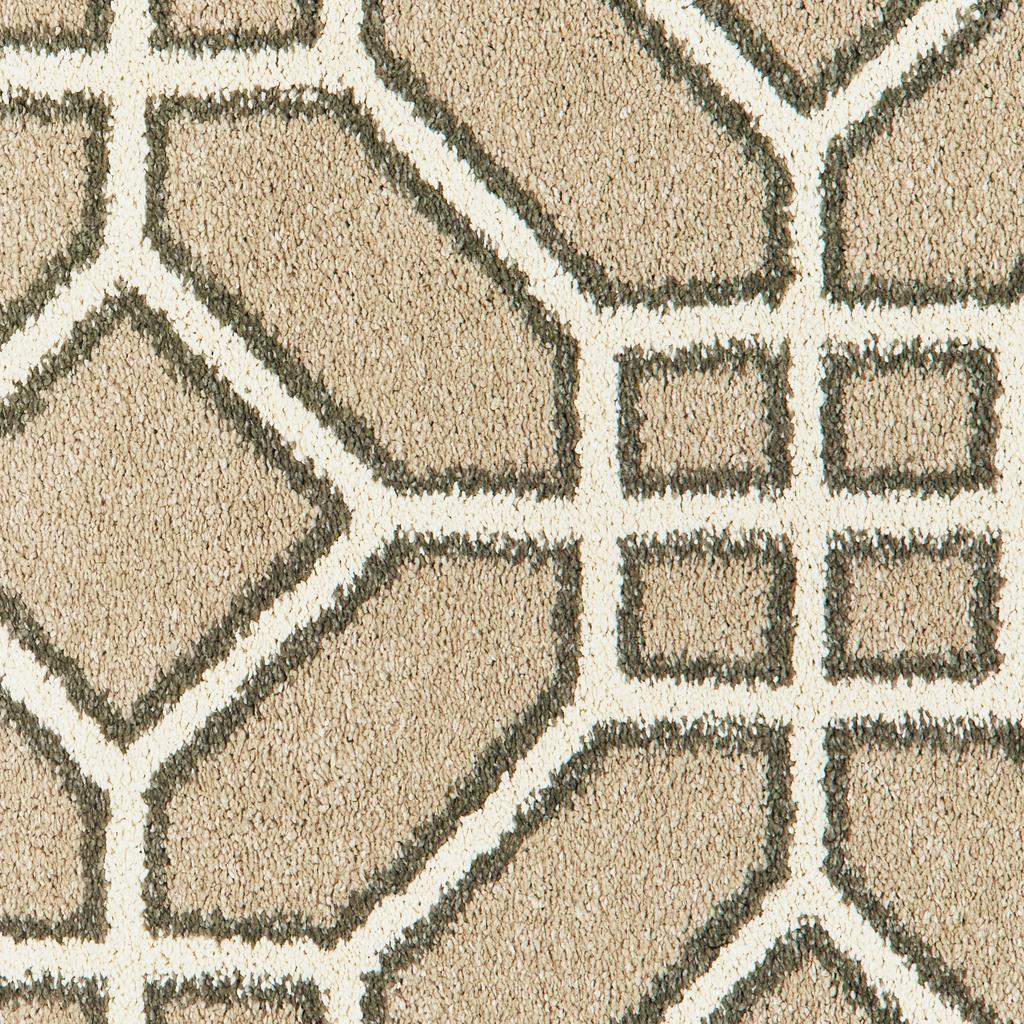 Oriental Weavers Carson 9669D Sand Rectangle Indoor Area Rug - Stain Resistant Geometric Rug-
