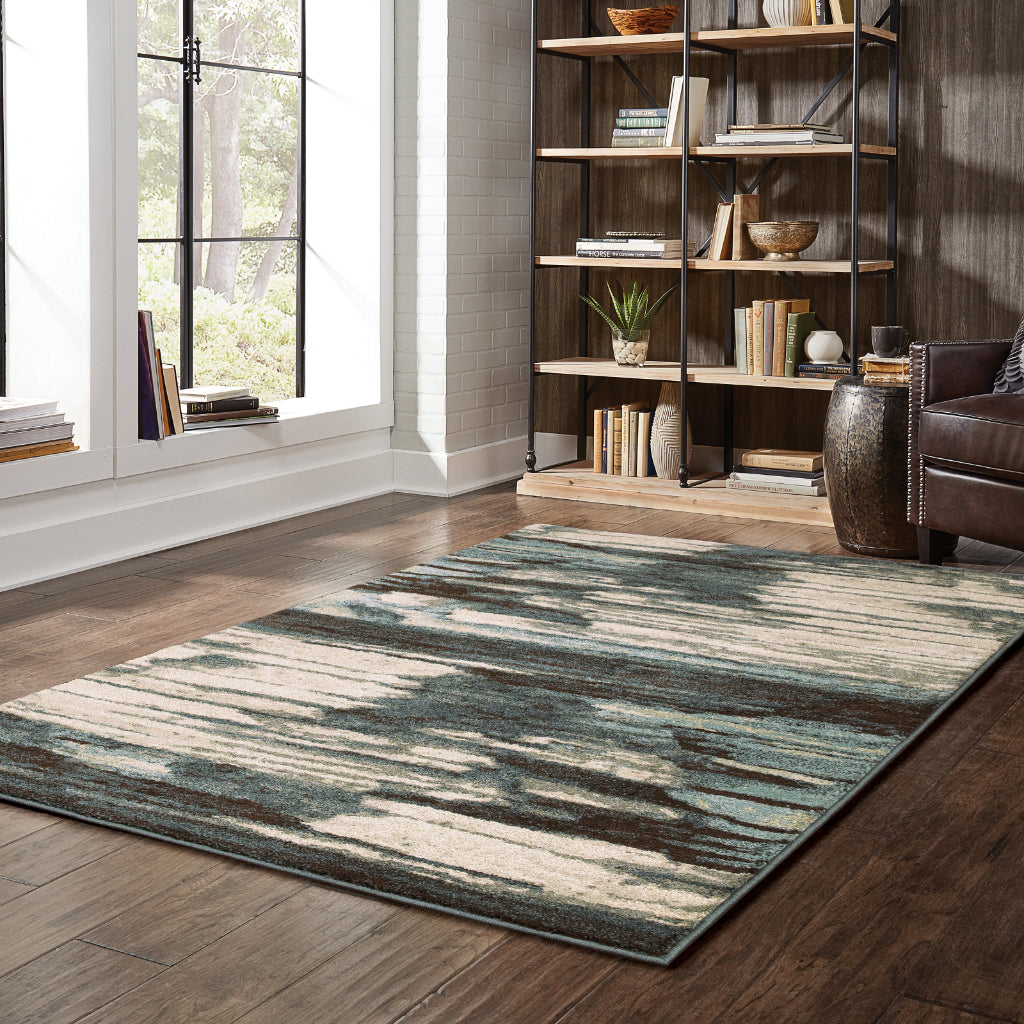 Oriental Weavers Carson 9675A Multicolor Rectangle Indoor Area Rug - Stain Resistant Abstract Rug-