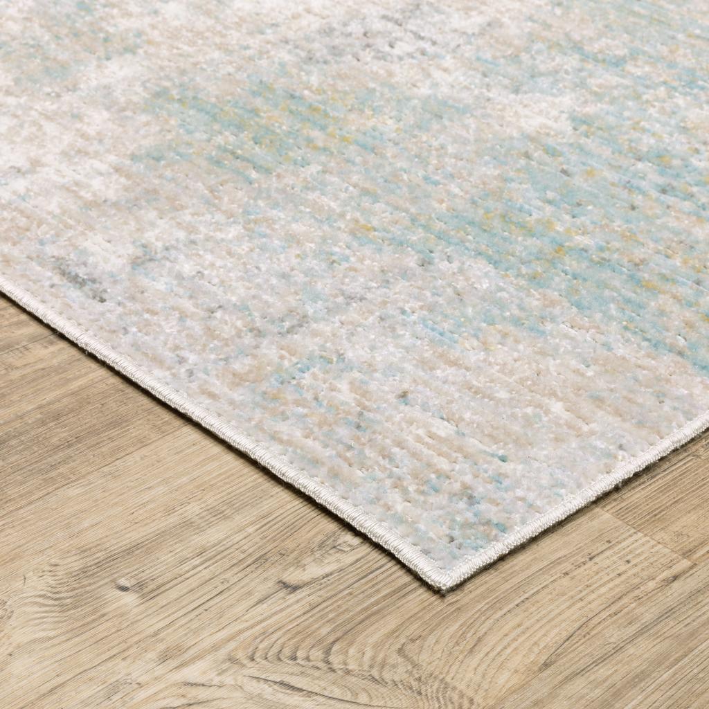 Oriental Weavers Cavett CAV01 Ivory Rectangle Indoor Runner Abstract Pattern-