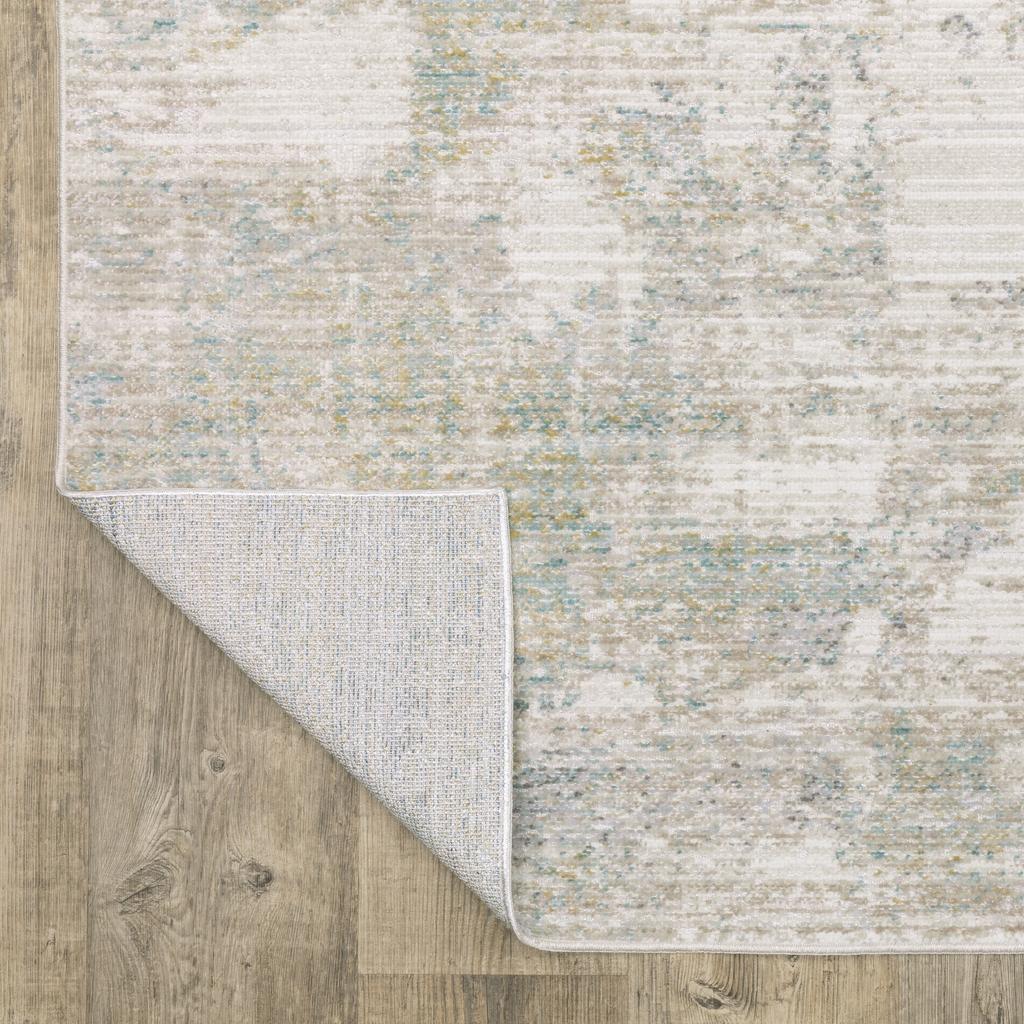 Oriental Weavers Cavett CAV01 Ivory Rectangle Indoor Runner Abstract Pattern-