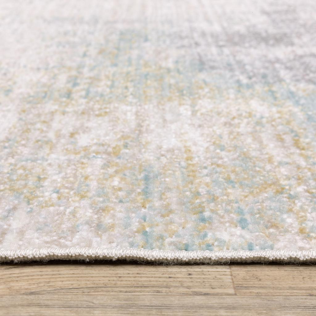 Oriental Weavers Cavett CAV01 Ivory Rectangle Indoor Runner Abstract Pattern-
