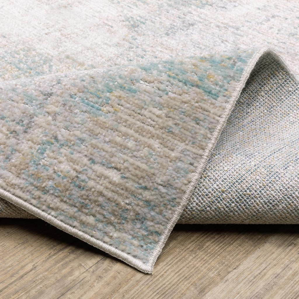 Oriental Weavers Cavett CAV01 Ivory Rectangle Indoor Runner Abstract Pattern-