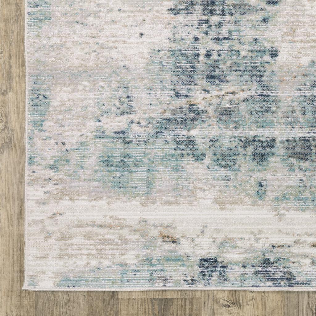 Oriental Weavers Cavett CAV03 Ivory Rectangle Indoor Runner Abstract Pattern-