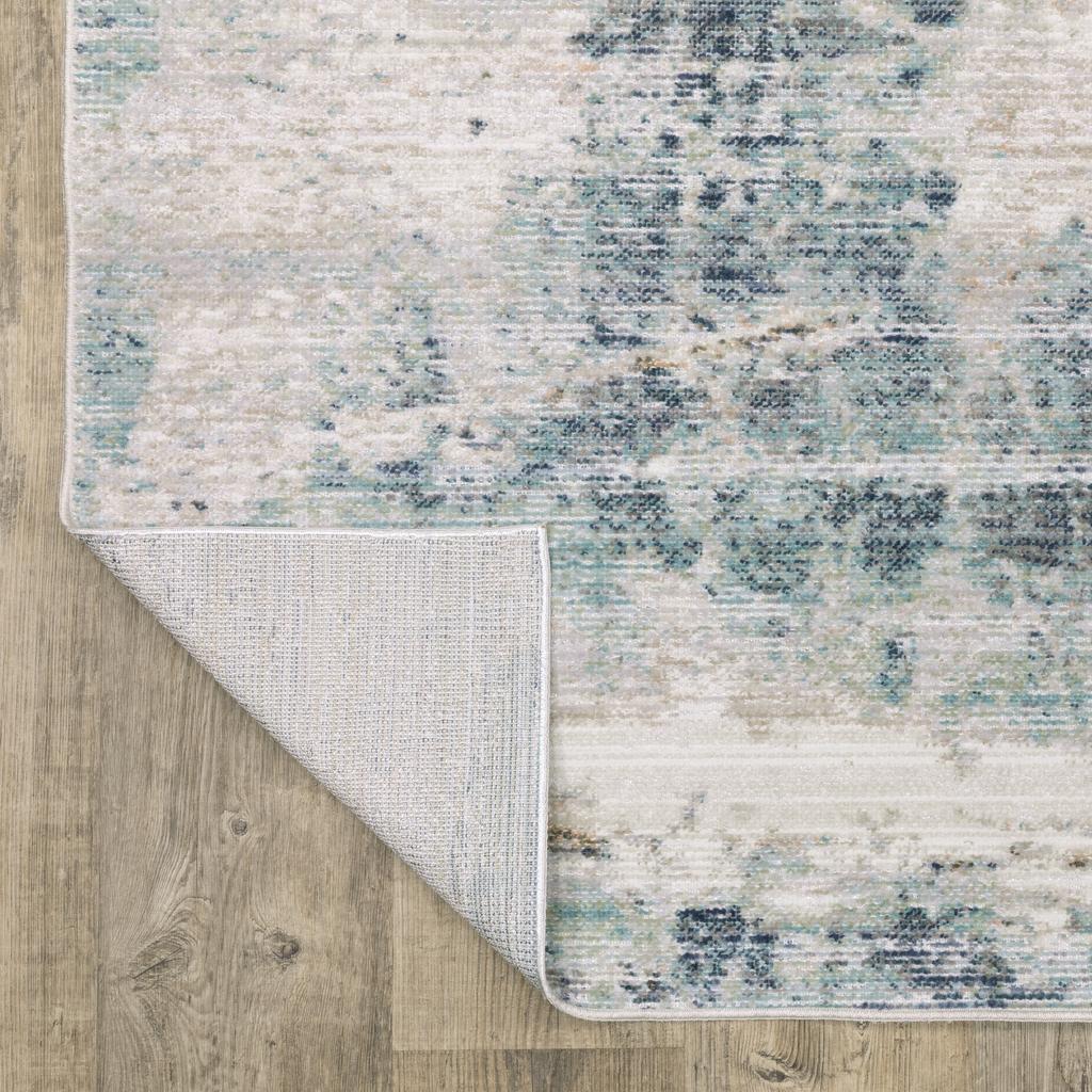 Oriental Weavers Cavett CAV03 Ivory Rectangle Indoor Runner Abstract Pattern-
