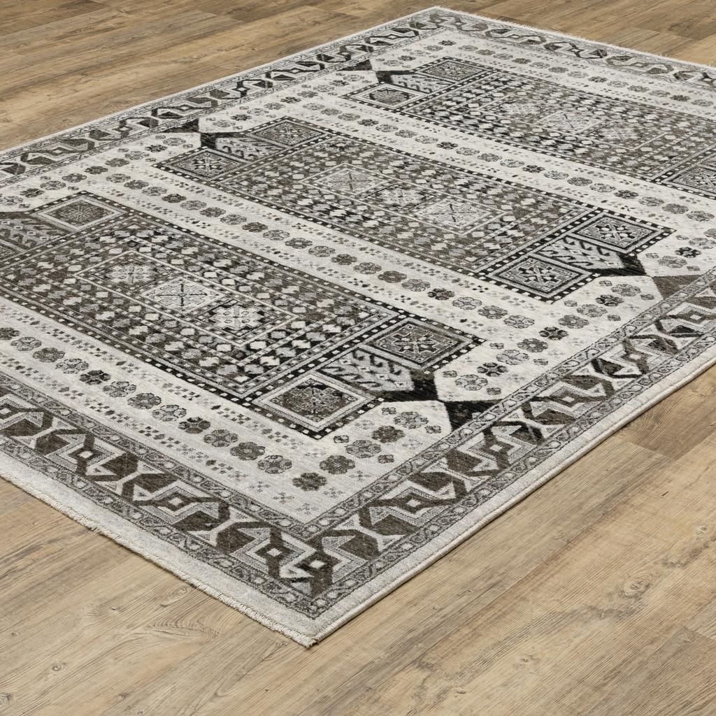 Oriental Weavers Chamberlain CH01G Ivory Rectangle Indoor Area Rug Oriental Pattern-