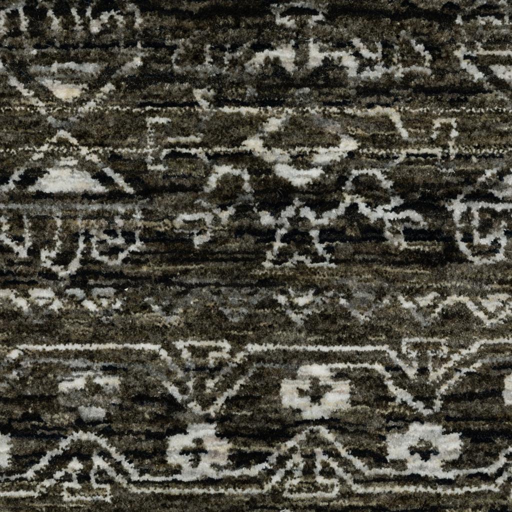 Oriental Weavers Chamberlain CH07C Black Rectangle Indoor Area Rug Tribal Pattern-