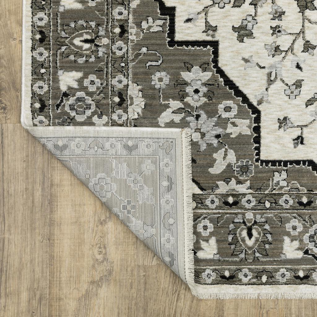 Oriental Weavers Chamberlain CH09A Ivory Rectangle Indoor Runner Medallion Pattern-