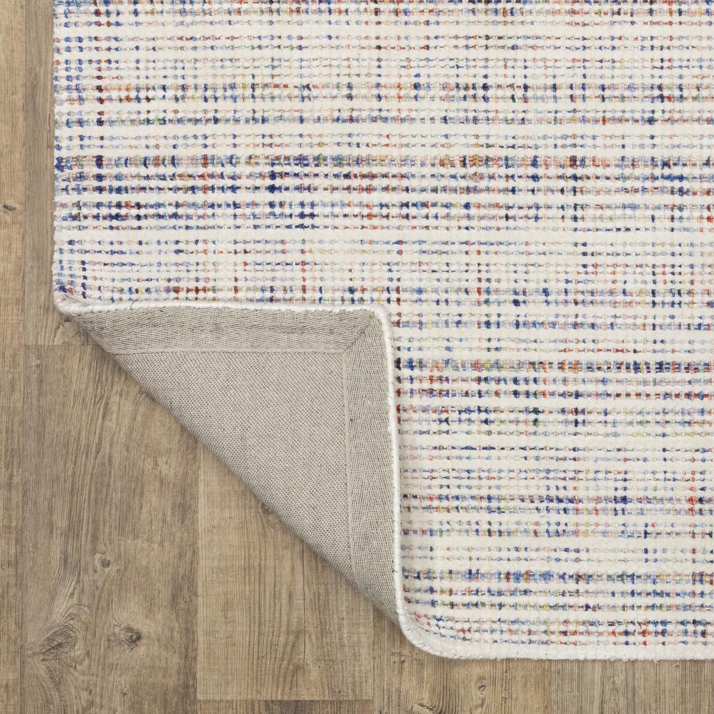 Oriental Weavers Circa CIR01 Ivory Rectangle Indoor Runner Geometric Pattern-