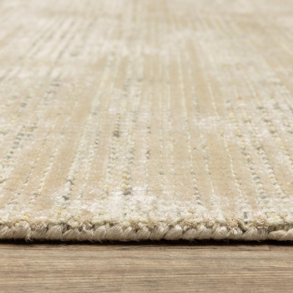 Oriental Weavers Circa CIR03 Beige Rectangle Indoor Runner Geometric Pattern-