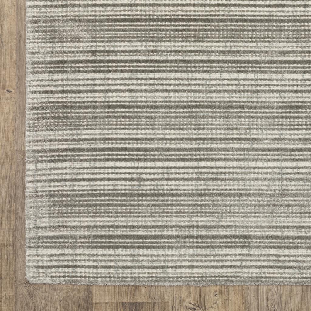 Oriental Weavers Circa CIR04 Grey Rectangle Indoor Runner Geometric Pattern-