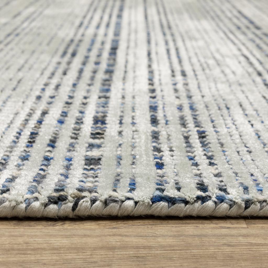 Oriental Weavers Circa CIR05 Grey Rectangle Indoor Runner Geometric Pattern-