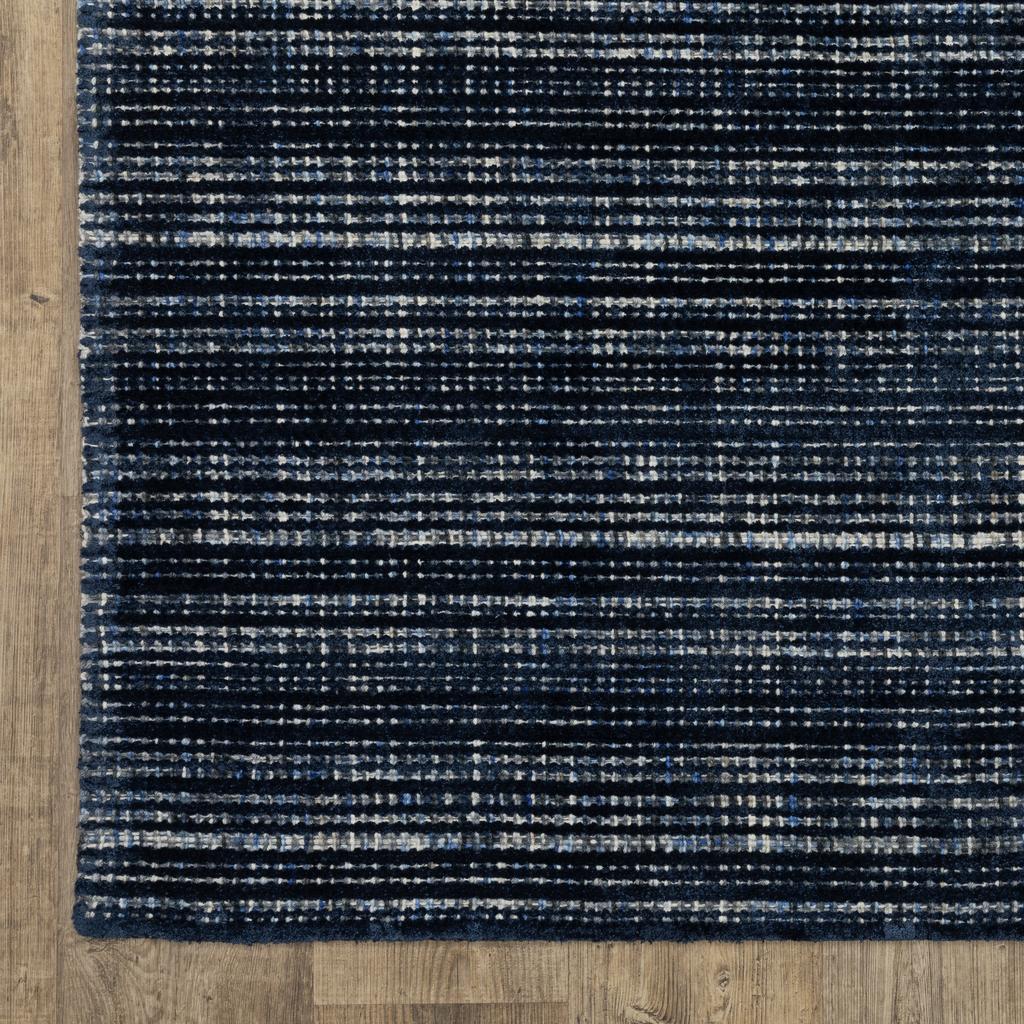 Oriental Weavers Circa CIR06 Navy Rectangle Indoor Runner Geometric Pattern-