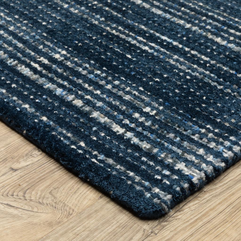 Oriental Weavers Circa CIR06 Navy Rectangle Indoor Runner Geometric Pattern-
