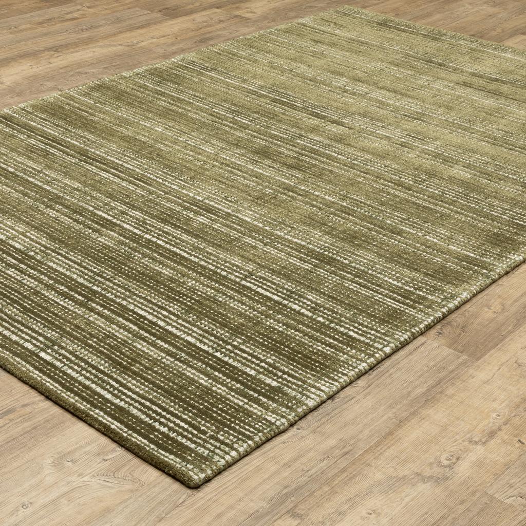 Oriental Weavers Circa CIR07 Green Rectangle Indoor Area Rug Geometric Pattern-