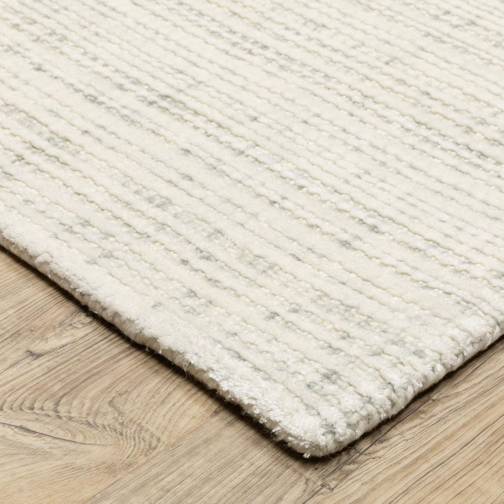 Oriental Weavers Circa CIR08 Ivory Rectangle Indoor Runner Geometric Pattern-