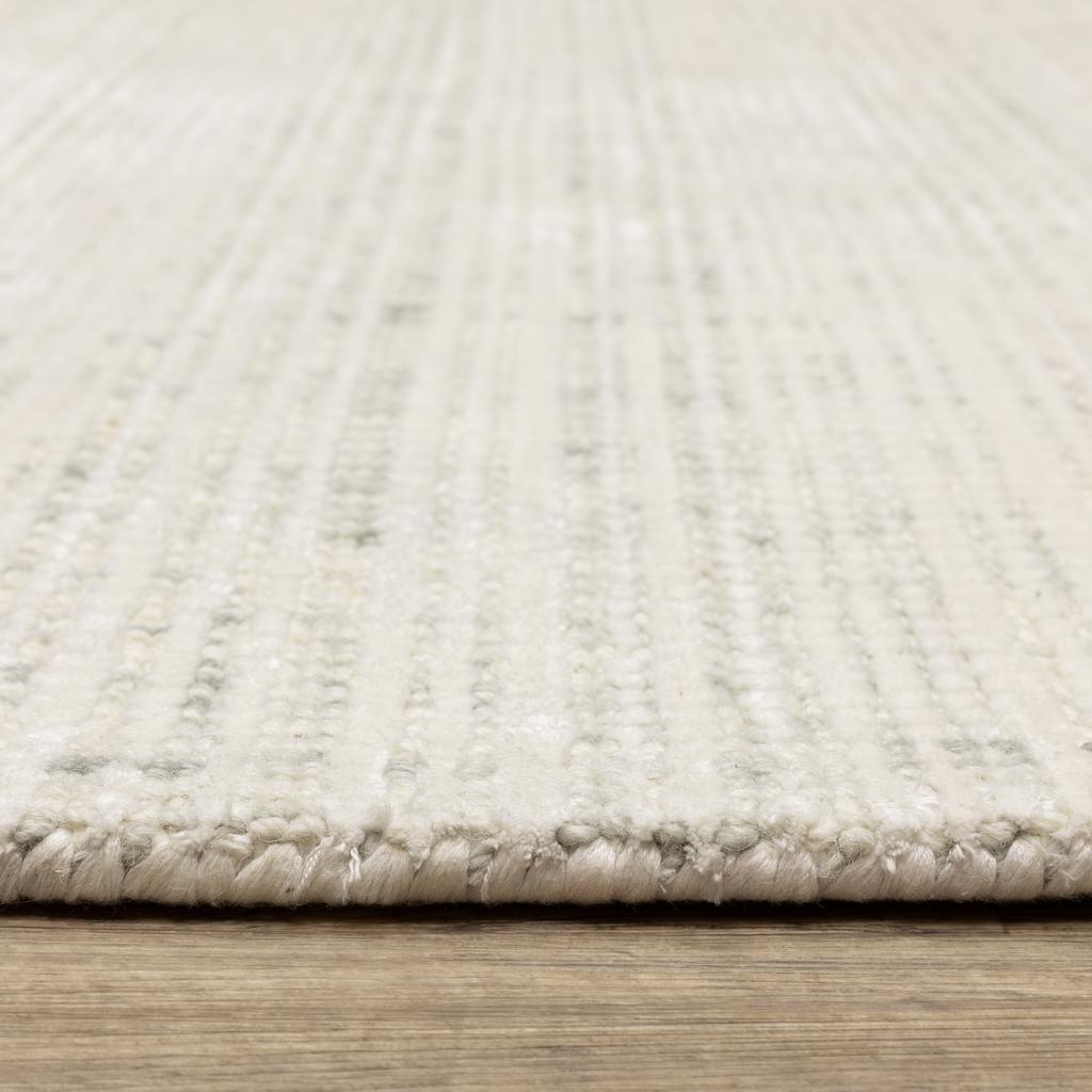 Oriental Weavers Circa CIR08 Ivory Rectangle Indoor Runner Geometric Pattern-