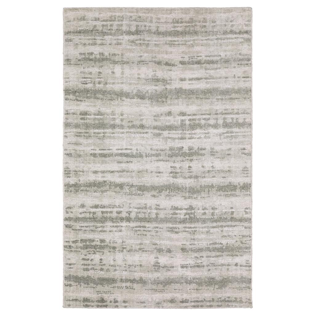 Oriental Weavers Clarke CLA02 Beige Rectangle Indoor Runner Stripe Pattern-