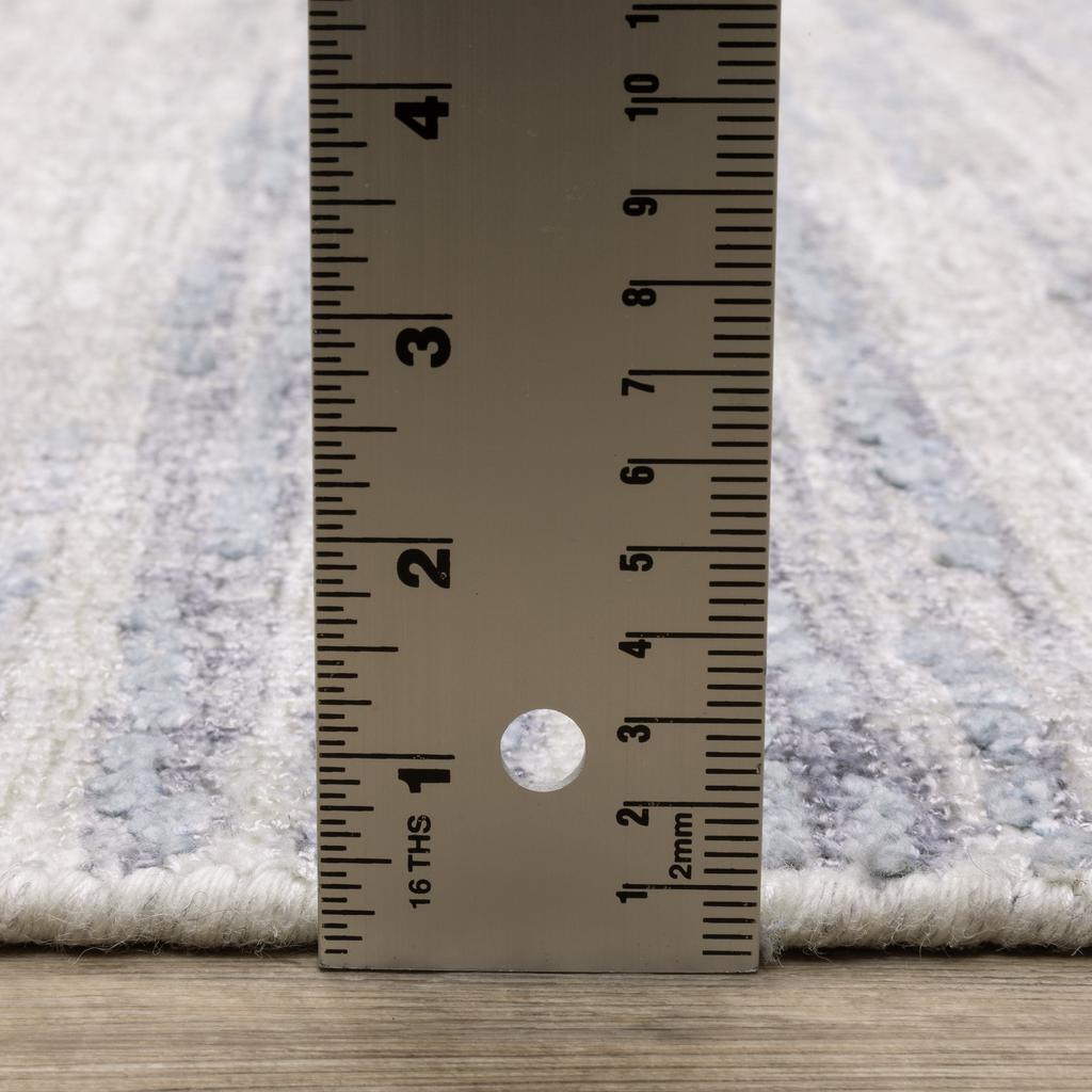 Oriental Weavers Clarke CLA04 Ivory Rectangle Indoor Area Rug Stripe Pattern-