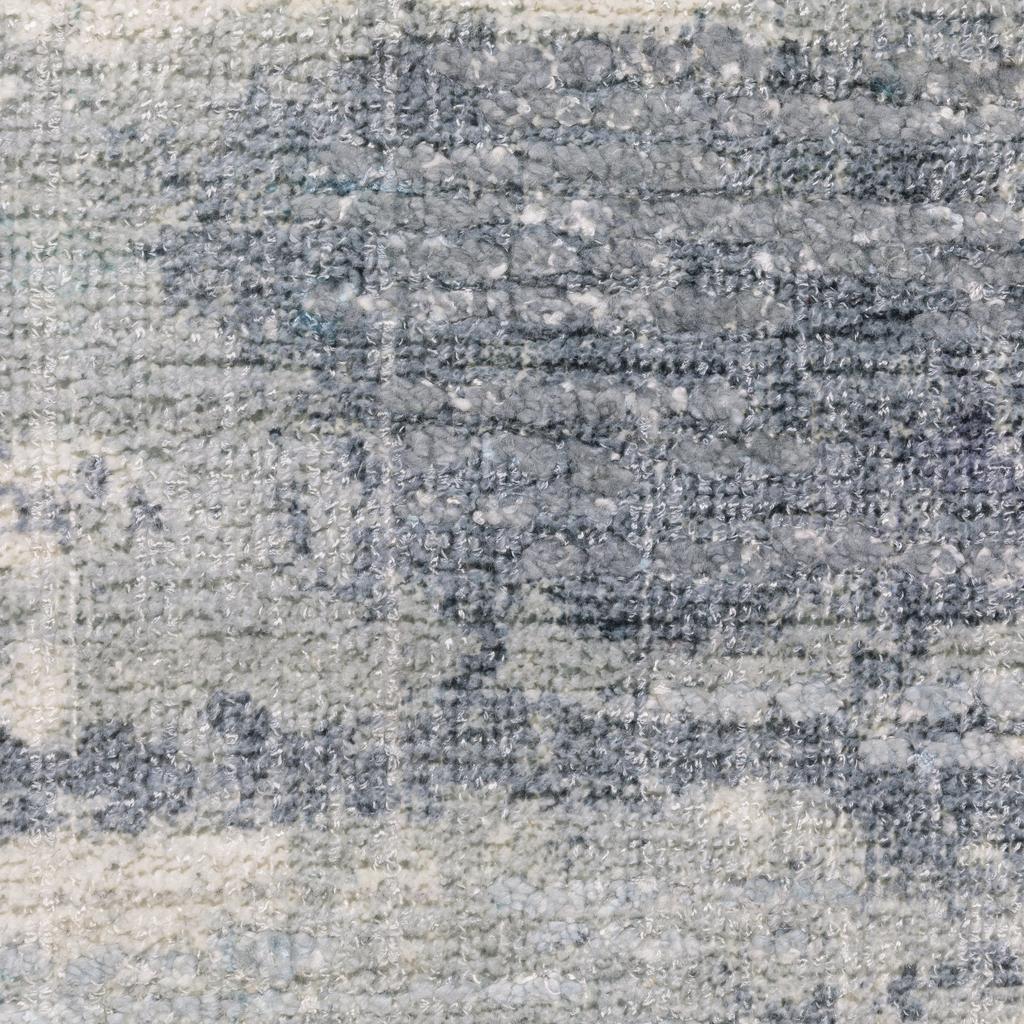 Oriental Weavers Clarke CLA07 Blue Rectangle Indoor Runner Abstract Pattern-