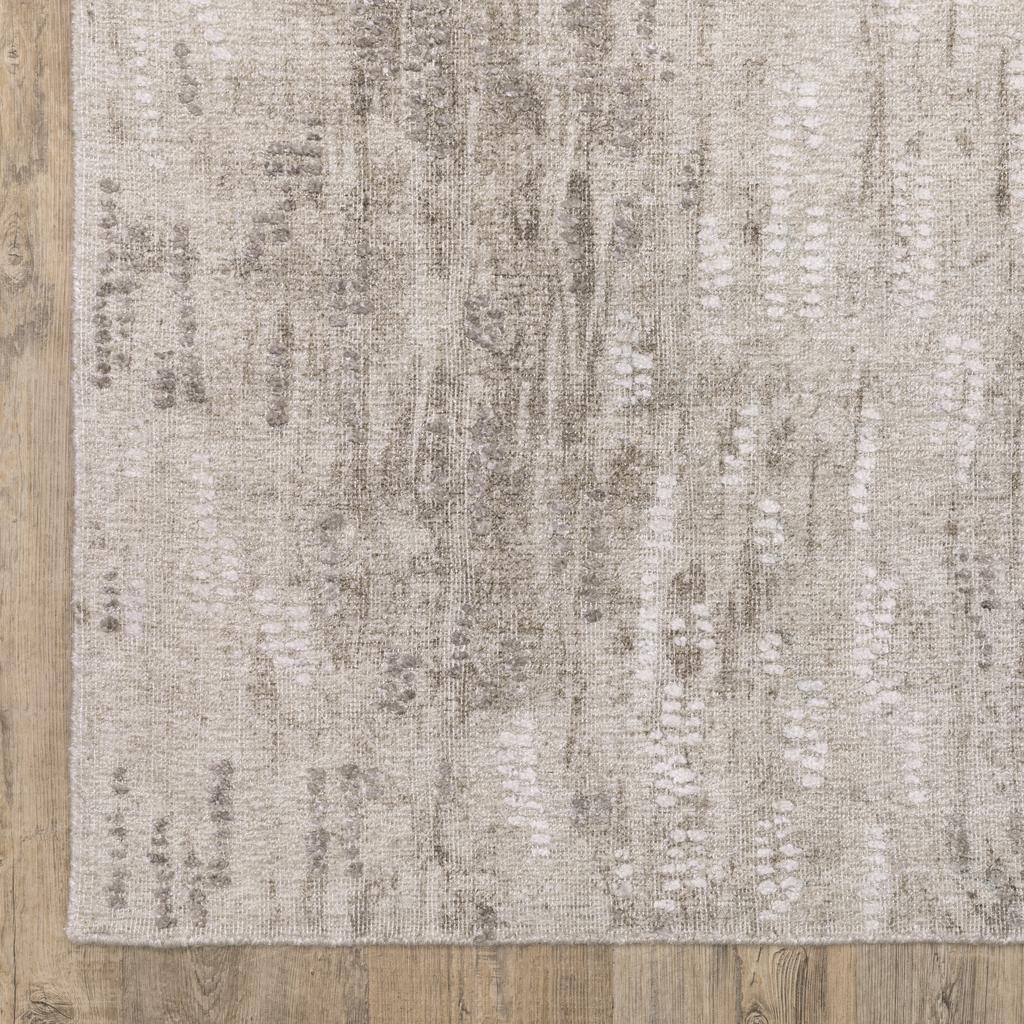 Oriental Weavers Clarke CLA08 Beige Rectangle Indoor Runner Distressed Pattern-