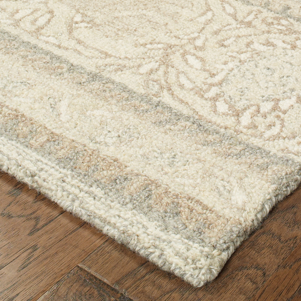 Oriental Weavers Craft 93002 Multicolor Rectangle Indoor Area Rug - Cozy Hand Tufted Floral Rug Made of 100% Wool-