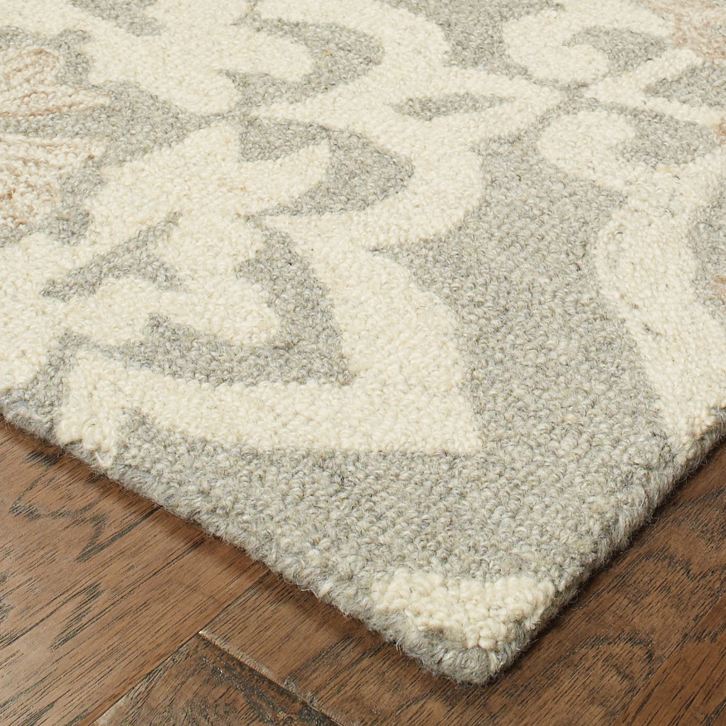 Oriental Weavers Craft 93004 Multicolor Rectangle Indoor Runner - Cozy Hand Tufted Geometric Rug Made of 100% Wool-