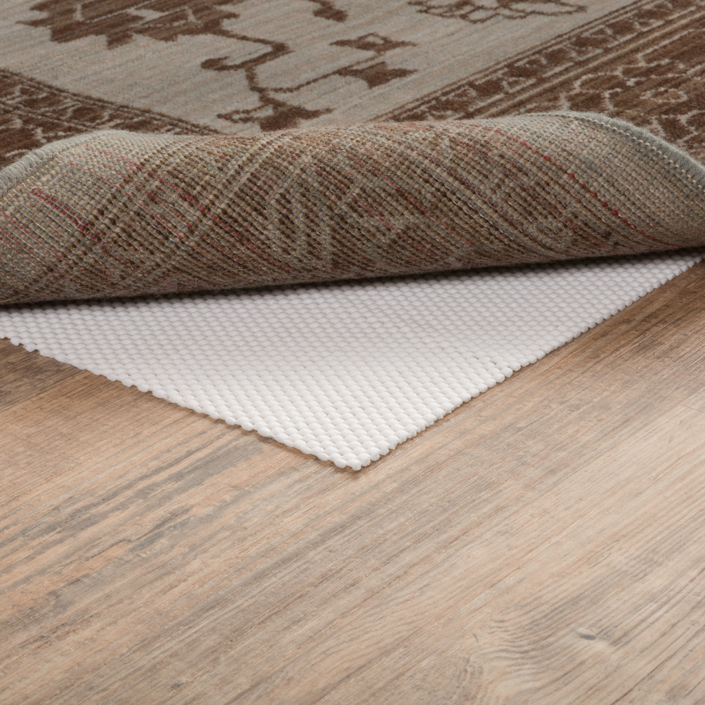 Oriental Weavers Cushion Hold Rug Pad for Indoor Rectangle/Round Area Rug & Runner - Durable Non Slip Stain Resistant Rug Pad Made of PVC Coated Polyester-