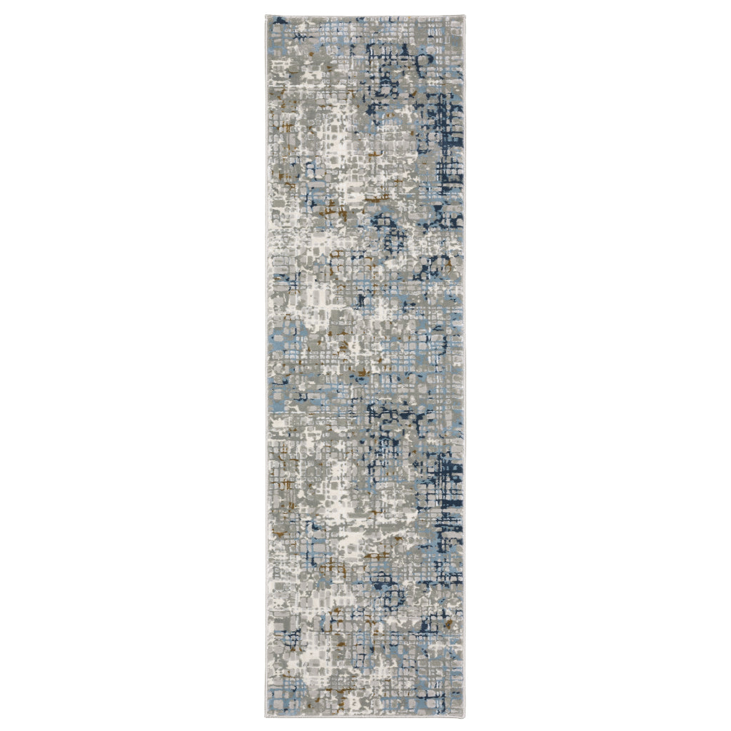 Oriental Weavers Easton 011E3 Multicolor Rectangle Indoor Runner - Trendy Stain Resistant Abstract Rug-
