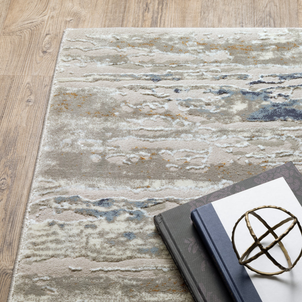 Oriental Weavers Easton 012E3 Multicolor Rectangle Indoor Runner - Trendy Stain Resistant Abstract Rug-