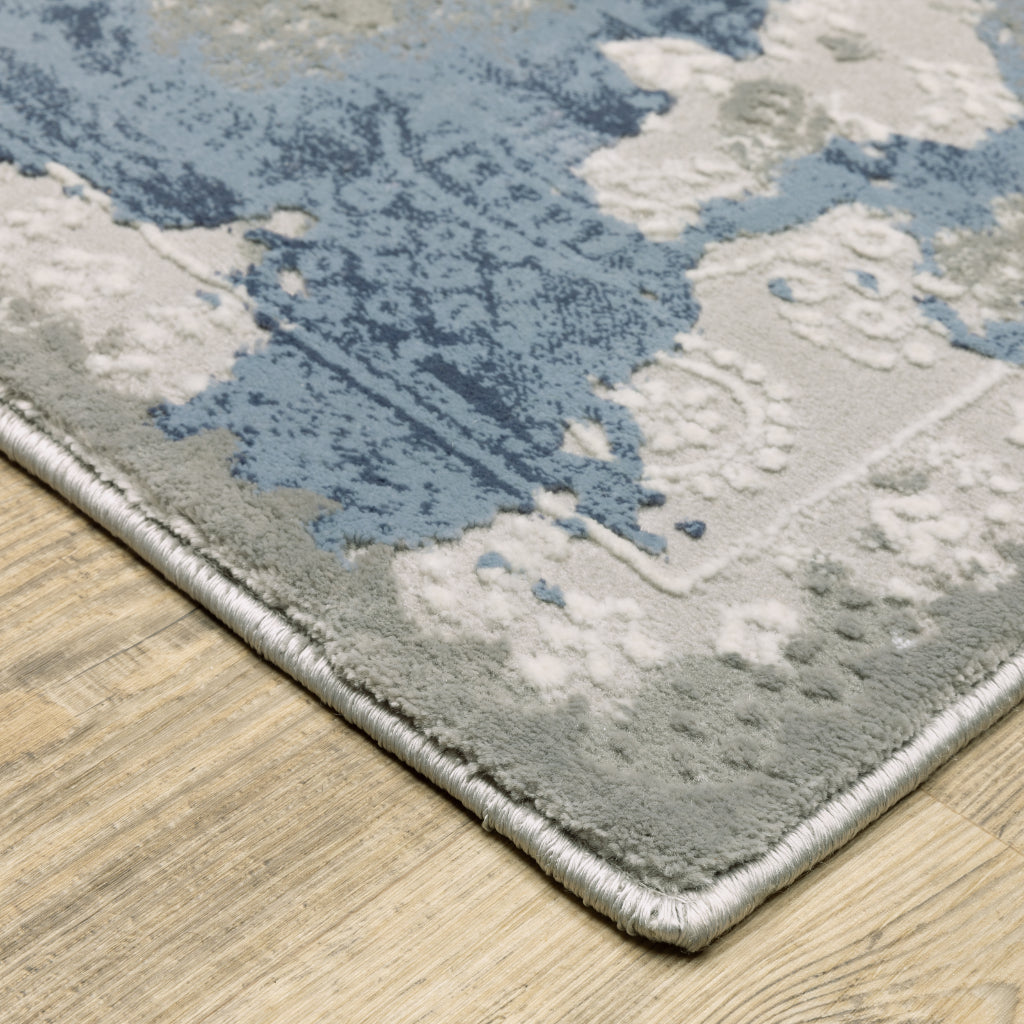Oriental Weavers Easton 3313Q Multicolor Rectangle Indoor Area Rug - Trendy Stain Resistant Abstract Rug-