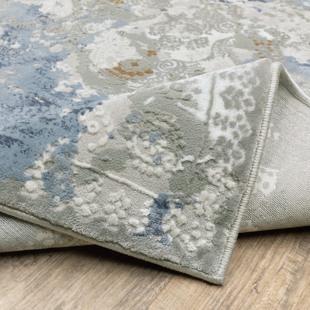 Oriental Weavers Easton 3313Q Multicolor Rectangle Indoor Area Rug - Trendy Stain Resistant Abstract Rug-