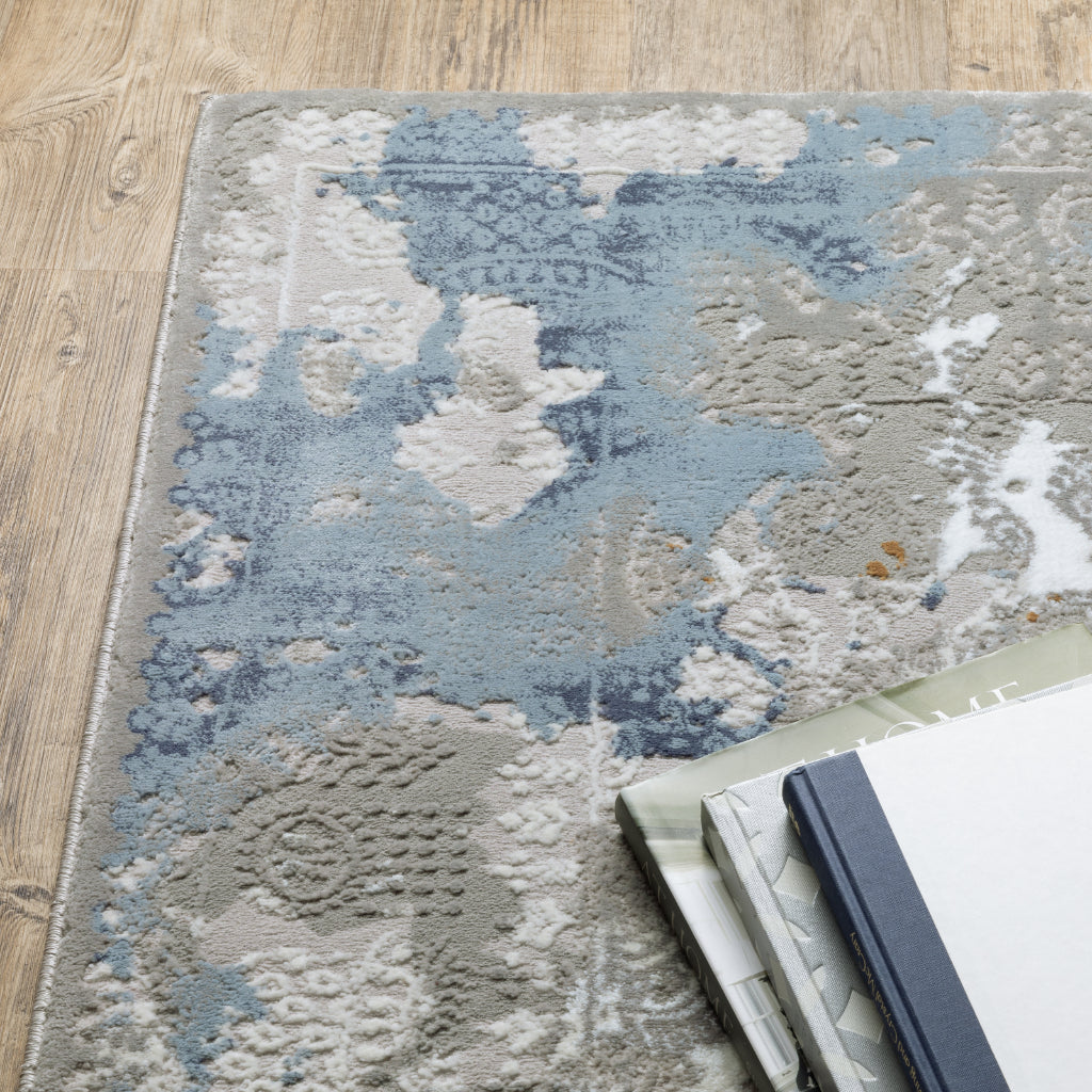 Oriental Weavers Easton 3313Q Multicolor Rectangle Indoor Runner - Trendy Stain Resistant Abstract Rug-