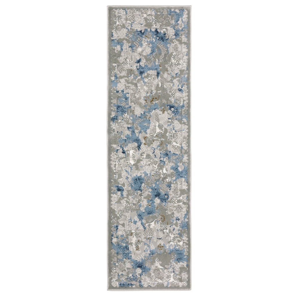 Oriental Weavers Easton 3313Q Multicolor Rectangle Indoor Runner - Trendy Stain Resistant Abstract Rug-