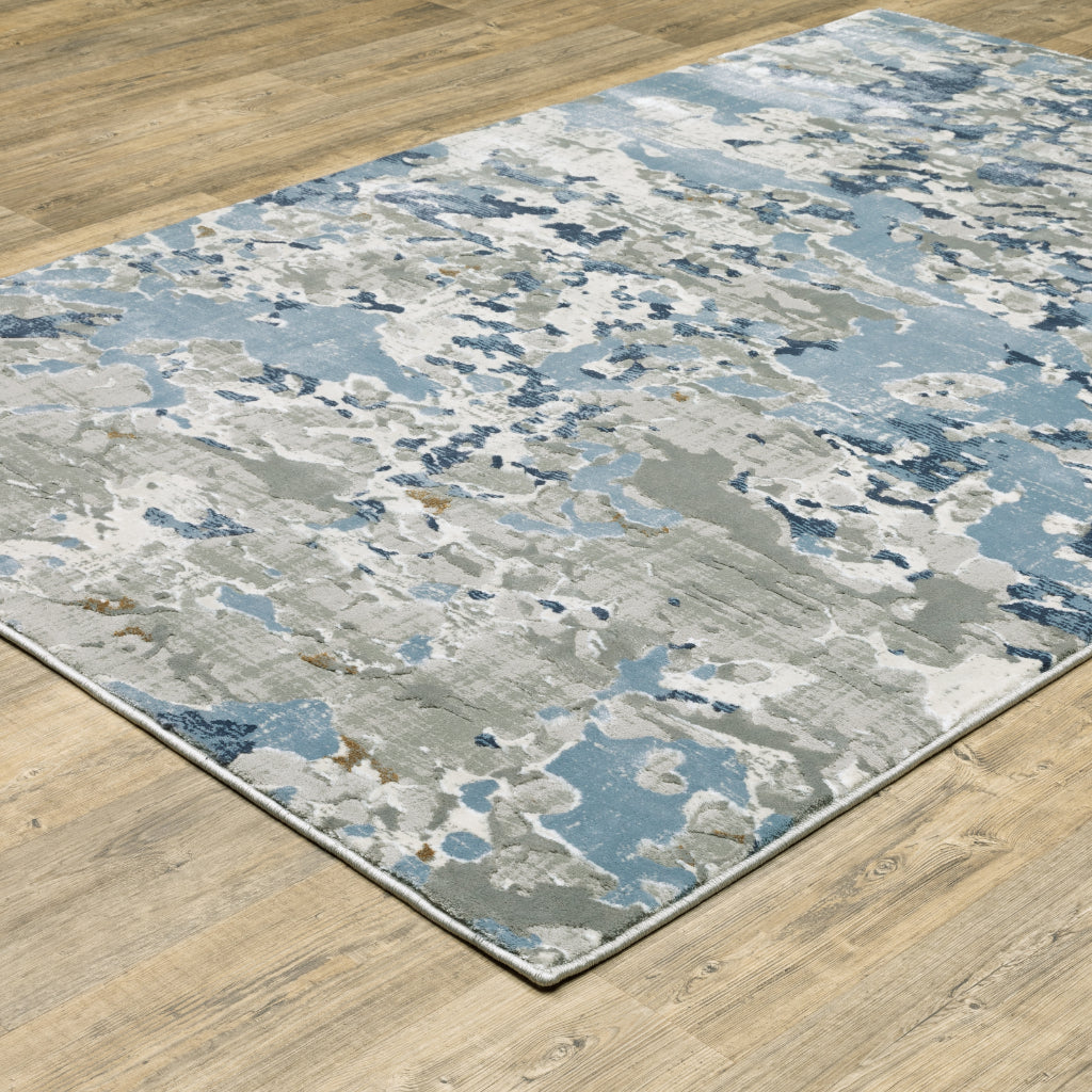 Oriental Weavers Easton 3317E Multicolor Rectangle Indoor Area Rug - Trendy Stain Resistant Abstract Rug-