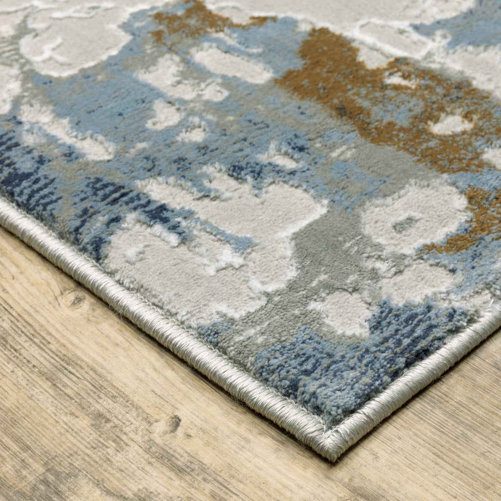 Oriental Weavers Easton 4518X Multicolor Rectangle Indoor Area Rug - Trendy Stain Resistant Abstract Rug-