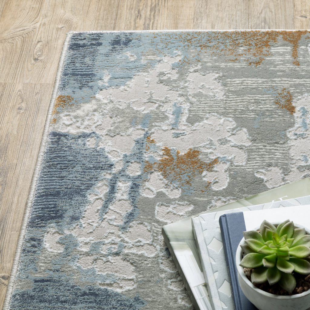 Oriental Weavers Easton 4518X Multicolor Rectangle Indoor Runner - Trendy Stain Resistant Abstract Rug-