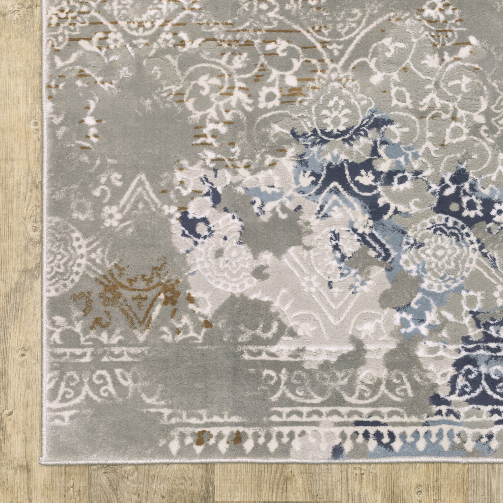 Oriental Weavers Easton 7111F Multicolor Rectangle Indoor Runner - Trendy Stain Resistant Abstract Rug-