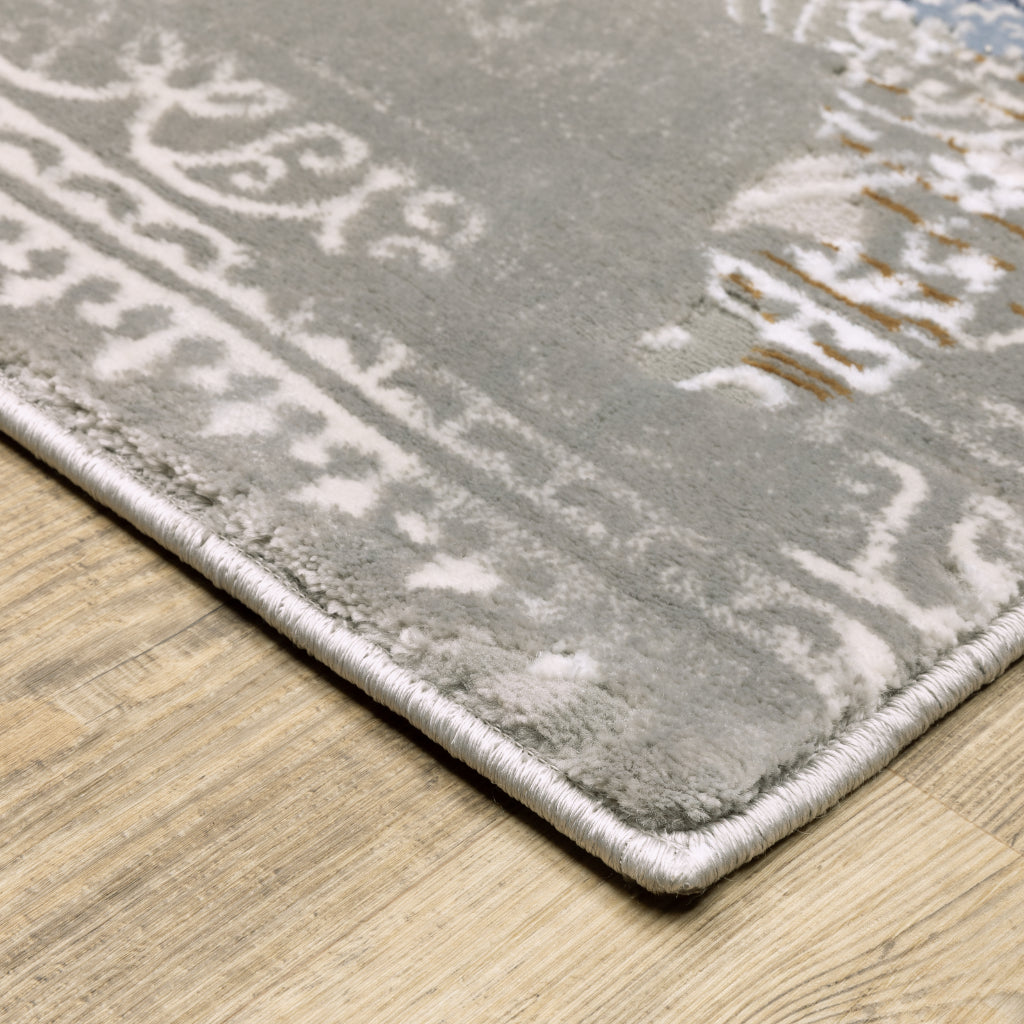 Oriental Weavers Easton 7111F Multicolor Rectangle Indoor Runner - Trendy Stain Resistant Abstract Rug-