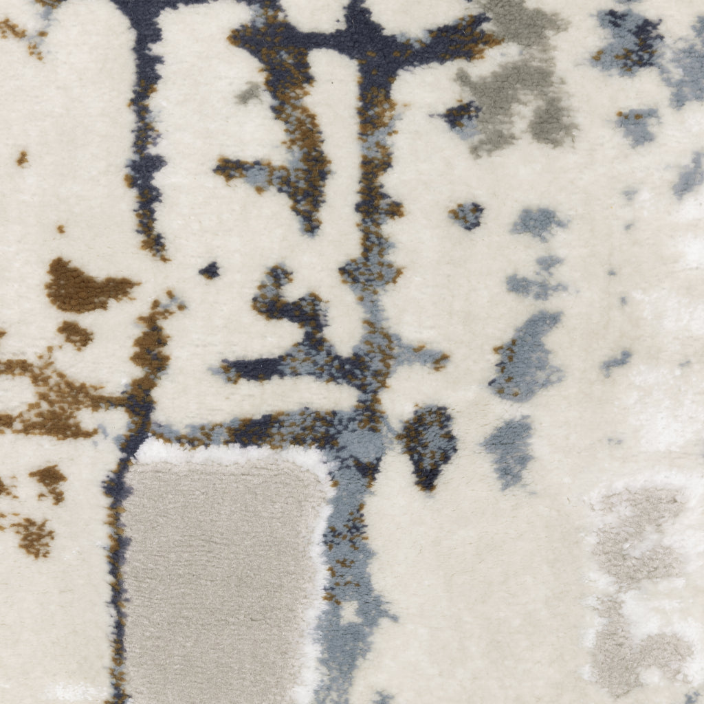 Oriental Weavers Easton 8111X Multicolor Rectangle Indoor Area Rug - Trendy Stain Resistant Abstract Rug-