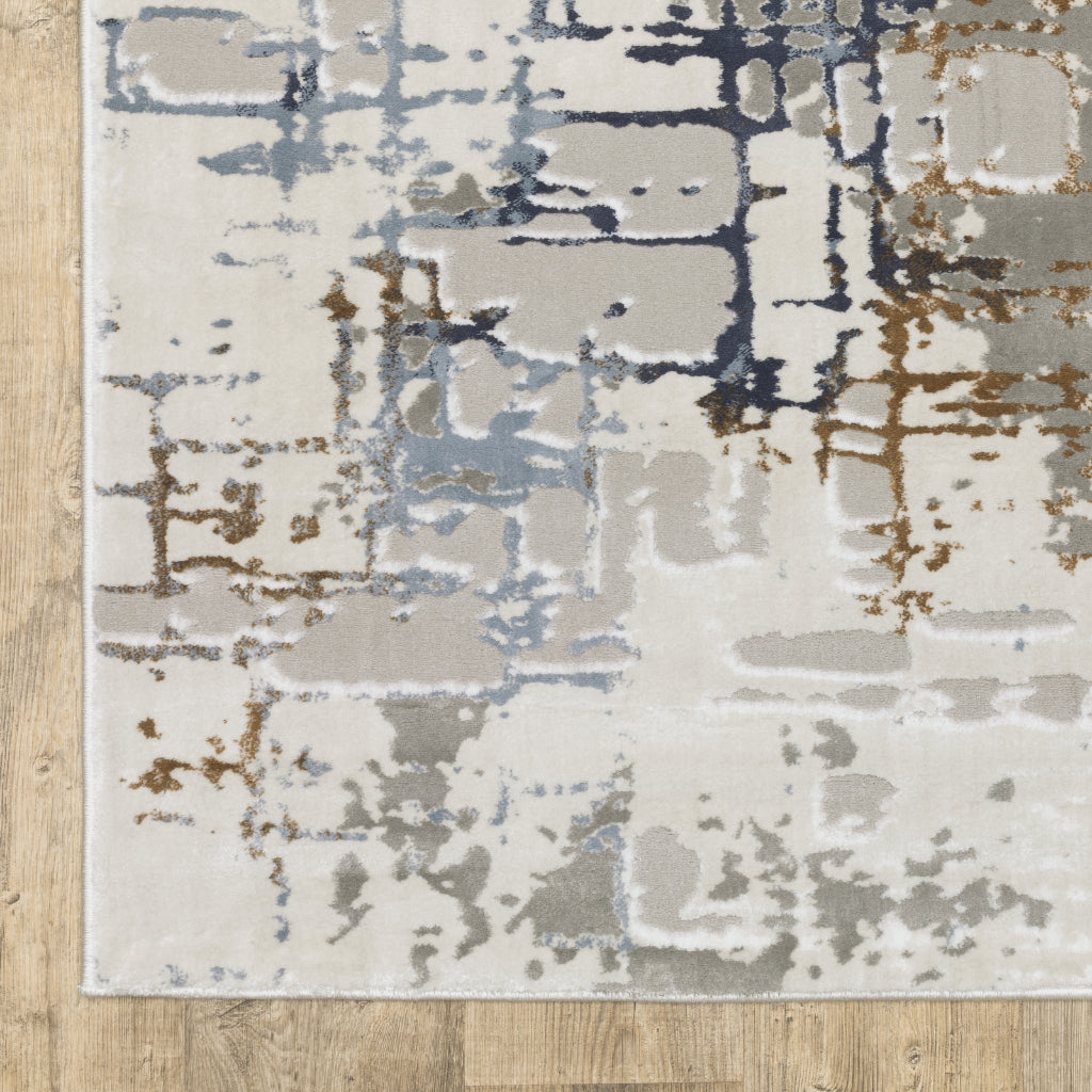 Oriental Weavers Easton 8111X Multicolor Rectangle Indoor Runner - Trendy Stain Resistant Abstract Rug-