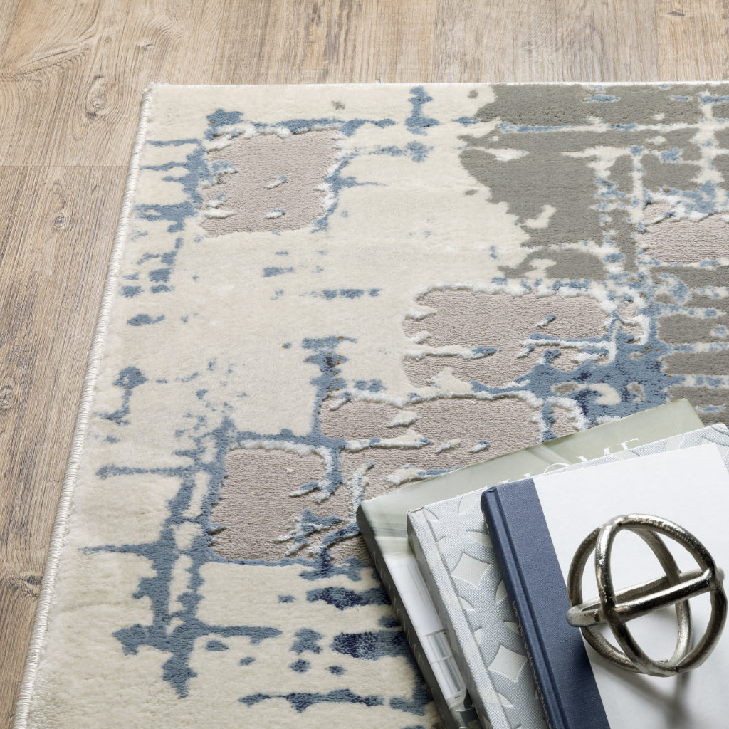 Oriental Weavers Easton 8111X Multicolor Rectangle Indoor Runner - Trendy Stain Resistant Abstract Rug-