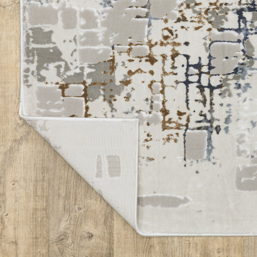 Oriental Weavers Easton 8111X Multicolor Rectangle Indoor Runner - Trendy Stain Resistant Abstract Rug-