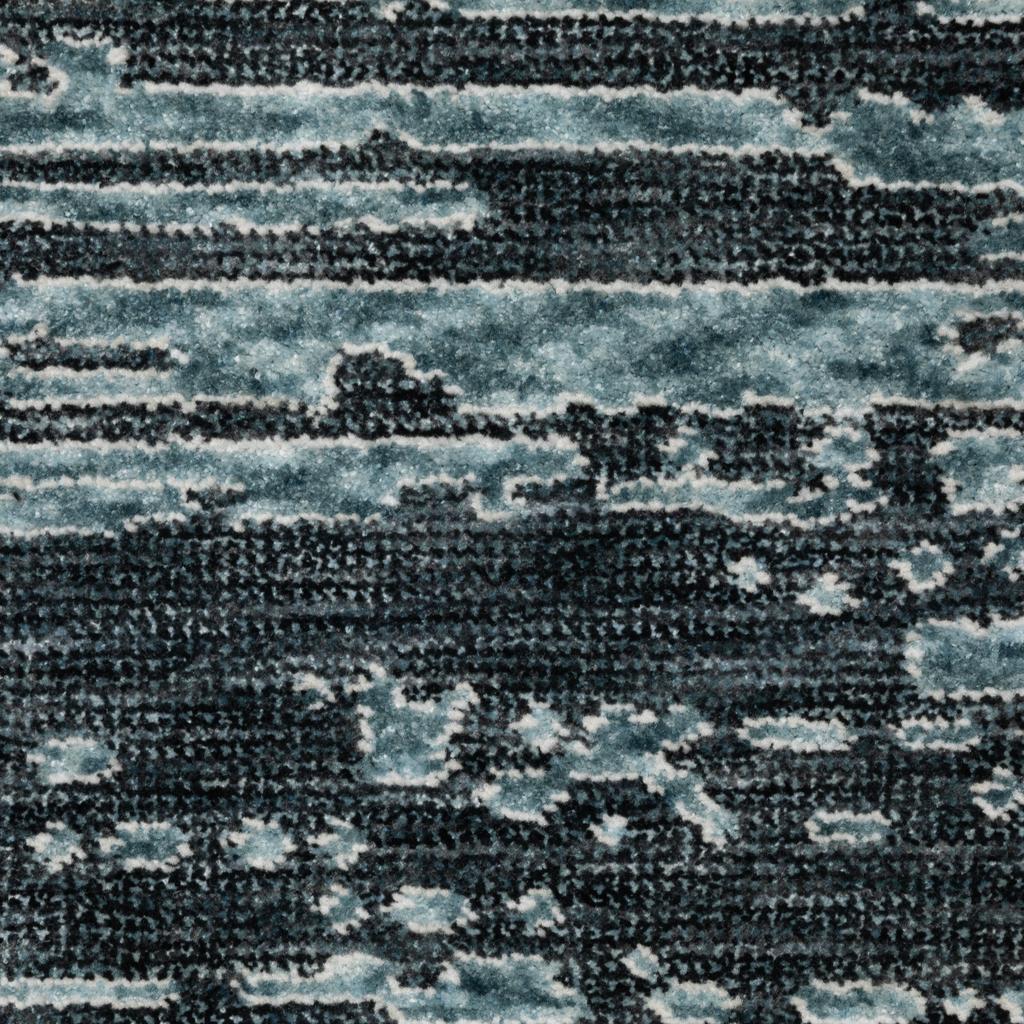 Oriental Weavers Echo ECH09 Blue Rectangle Indoor Runner Ombre Pattern-