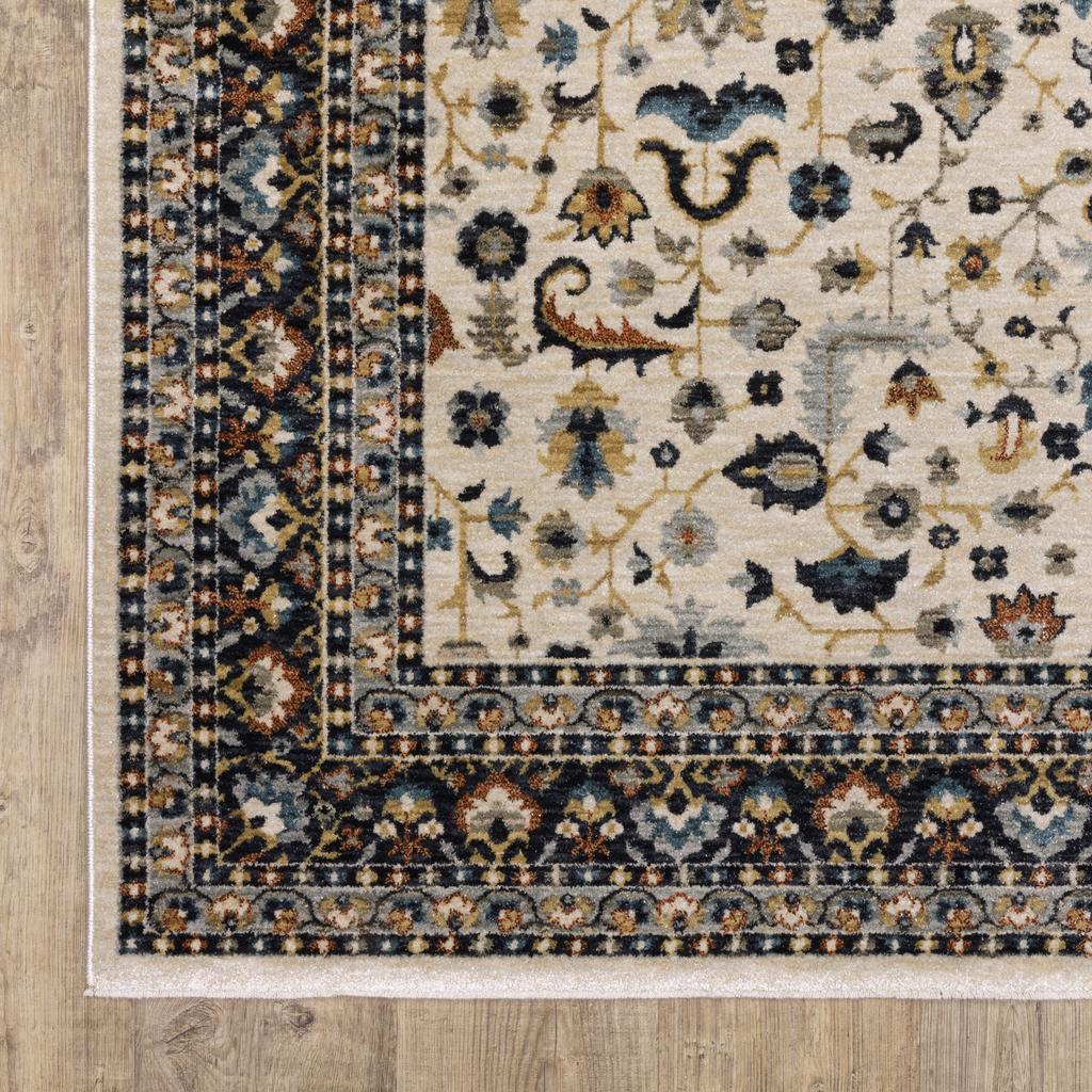 Oriental Weavers Eliana ELI02 Beige Rectangle Indoor Runner Oriental Pattern-