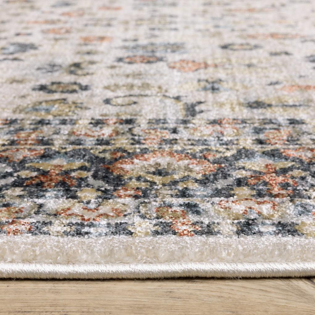Oriental Weavers Eliana ELI02 Beige Rectangle Indoor Runner Oriental Pattern-
